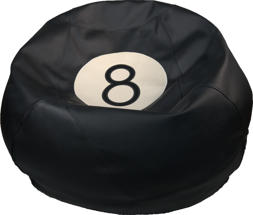 *COVER ONLY* 8ball bean bag cover, pleather Laphont