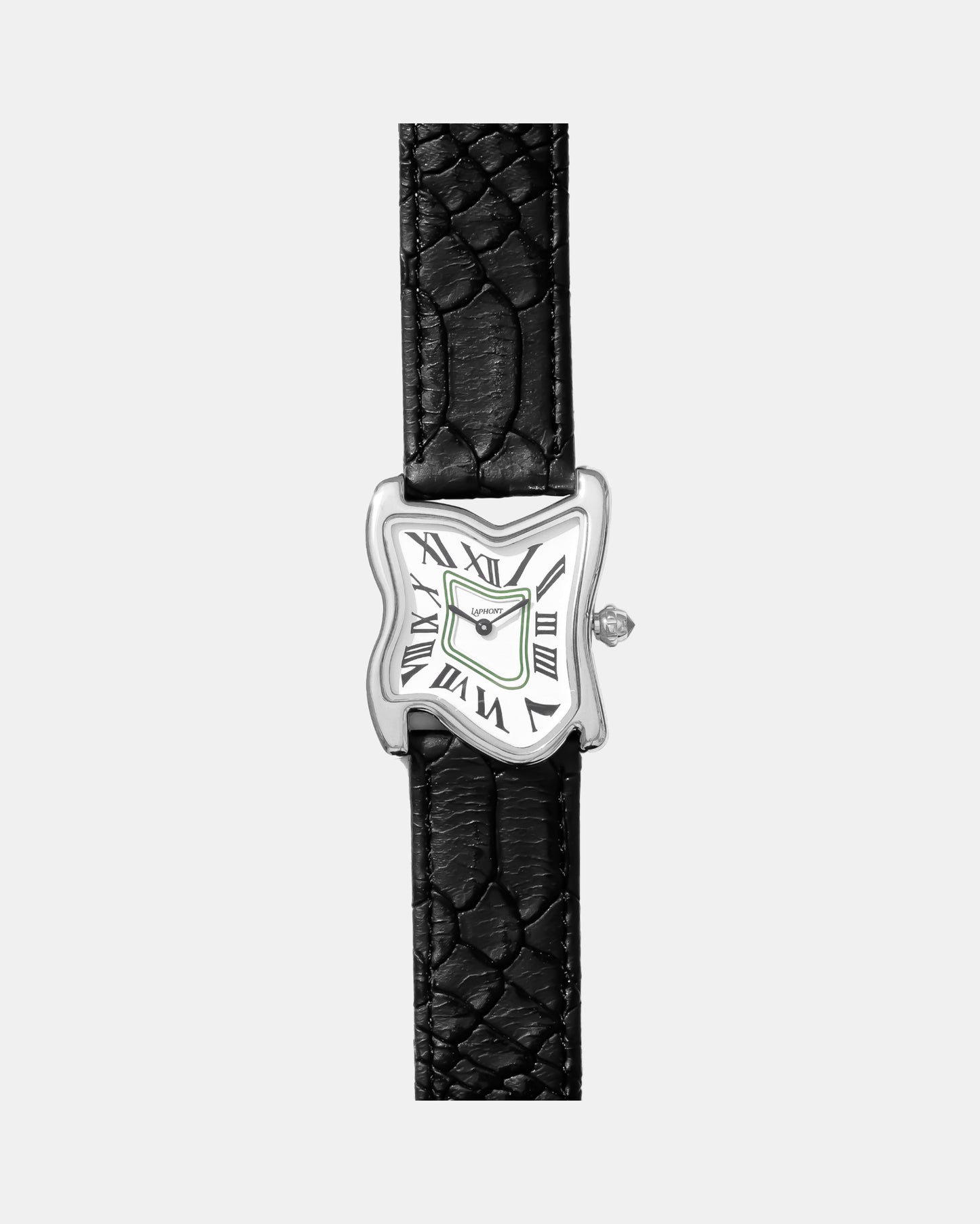 Square Melting Watch Silver Large