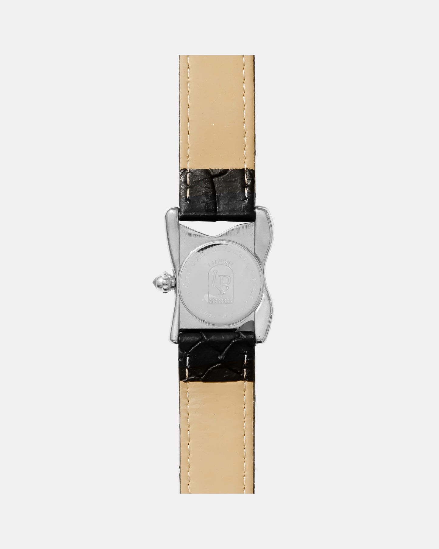 Square Melting Watch Silver Small