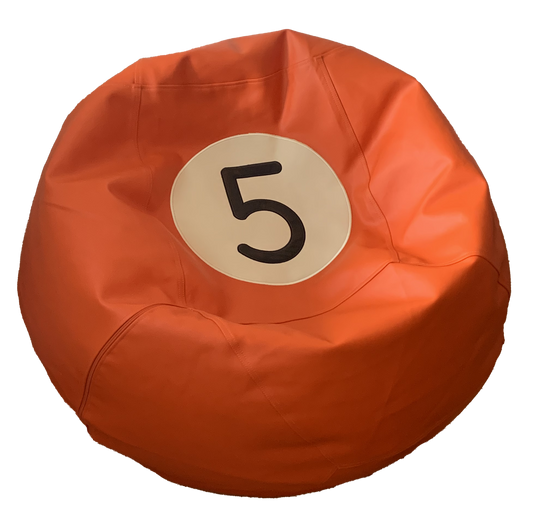 *COVER ONLY* 5-ball bean bag cover, pleather